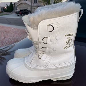 Manitou Sorel women’s leather snow boots size 7